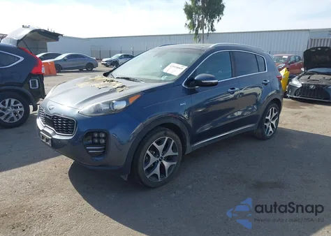 2017 Kia Sportage Sx Turbo z USA, uszkodzony, nr VIN KNDPRCA63H7280783